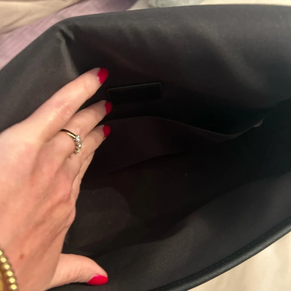 Designer Black and Brown Monogram Messenger Bag - Picture 4 of 7